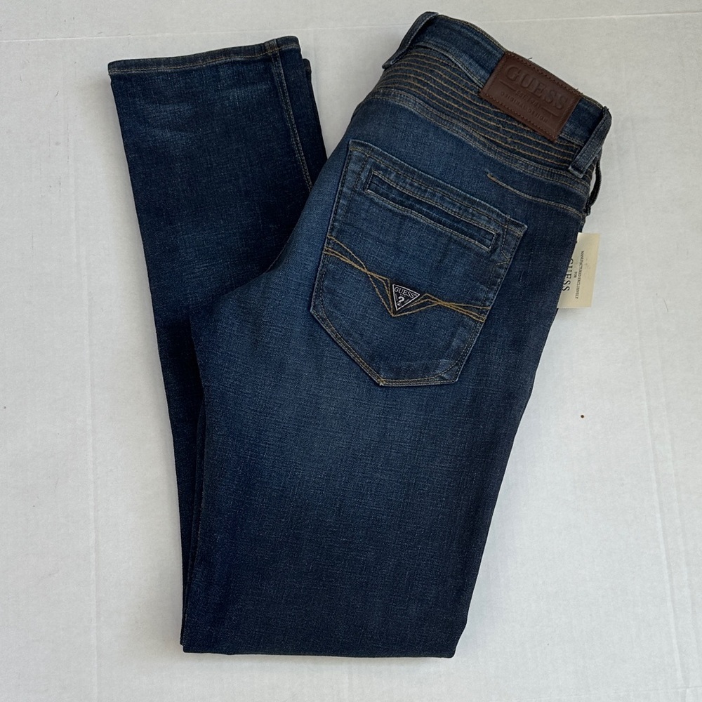 New Guess Slim Tapered Men’s Jeans Sz 32 - Picture 13 of 14